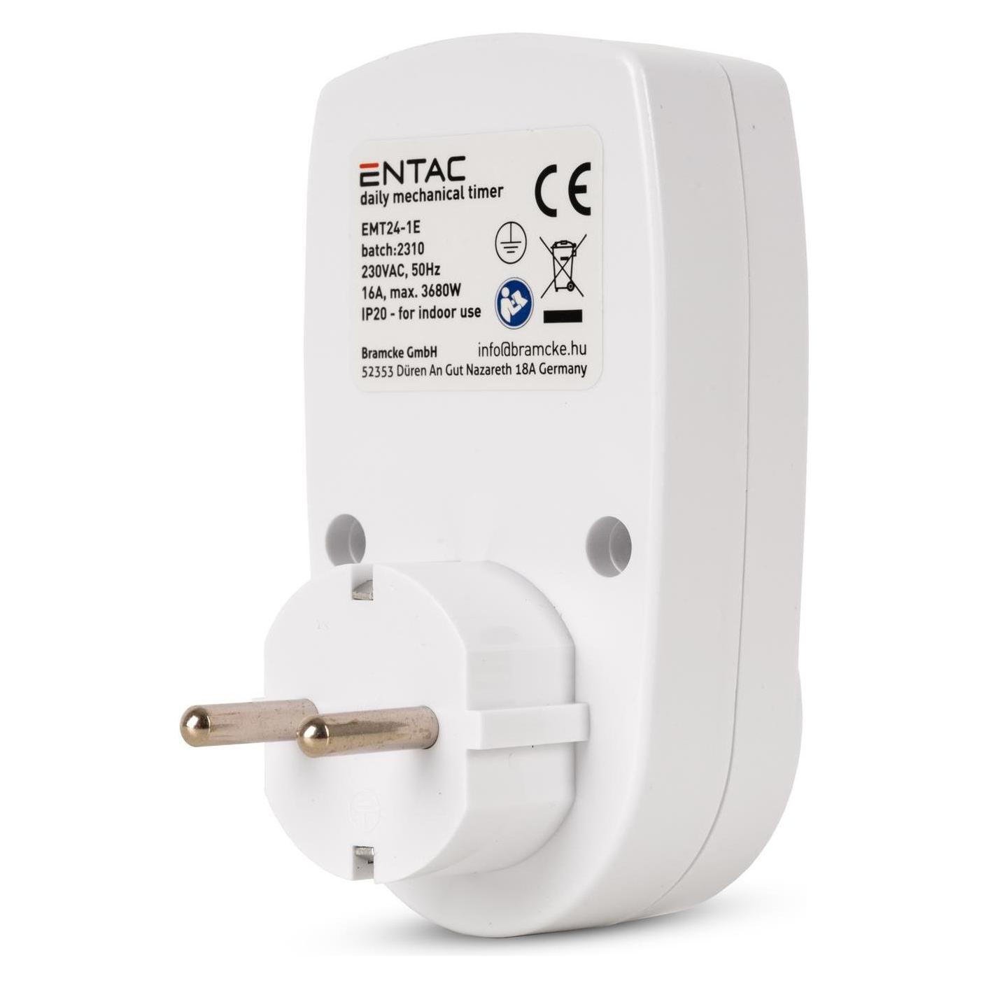 Entac Mechanischer Timer Mini 24 Stunden 24 Programme (EMT24-1E)
