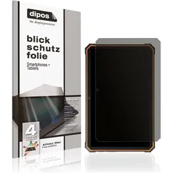 Dipos Blickschutzfolie 4-Way Privacy (1 Stk., Blackview Active 8 Pro), Tablet Schutzfolie