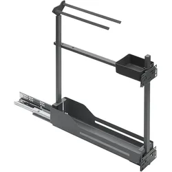 Ebnat, Möbelausstattung, PEKA Handtuchauszug Snello Libel, KB 150 mm, 15 kg, anthrazit (1 Stk.)