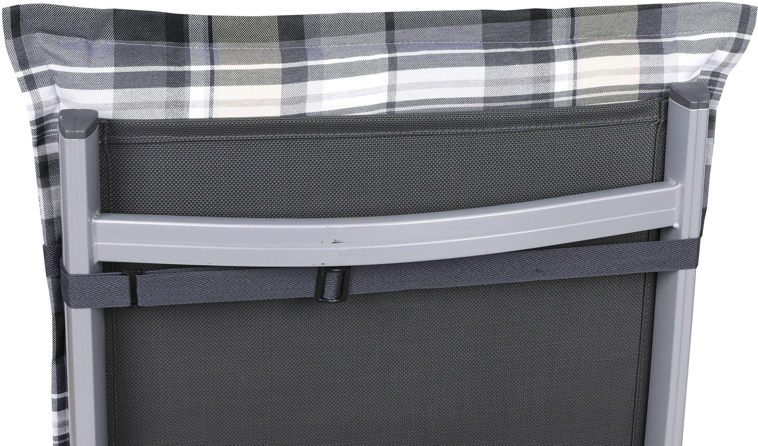 Liegenauflage GO-DE, grau (grau, creme), B:60cm H:9cm T:190cm, Polyester, Polyurethan, Polsterauflagen, Liegenauflage, 190x60 cm