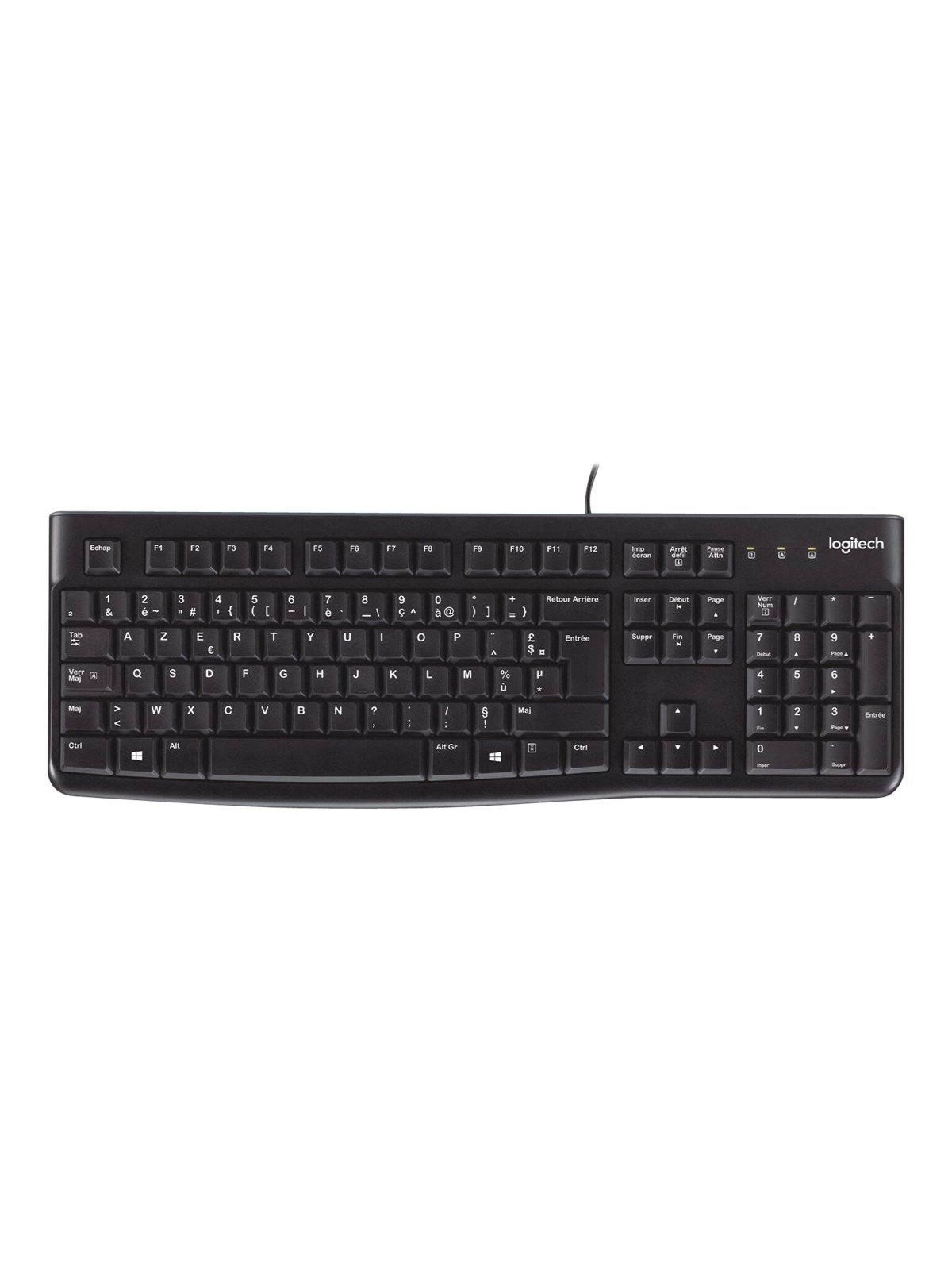 Logitech K120 Corded Keyboard - UK - Tastatur - Englisch (UK) - Schwarz