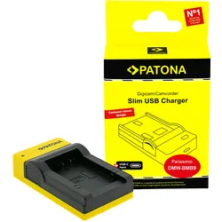 PATONA Slim Micro-USB Ladegerät f. Leica Panasonic DMW-BMB9