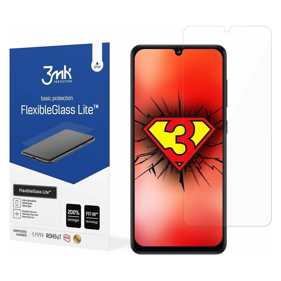 3MK hybrid glass Flexible 2.5D Lite for Samsung Galaxy A32 (1 Stk., Samsung Galaxy A32) (GSM108714)
