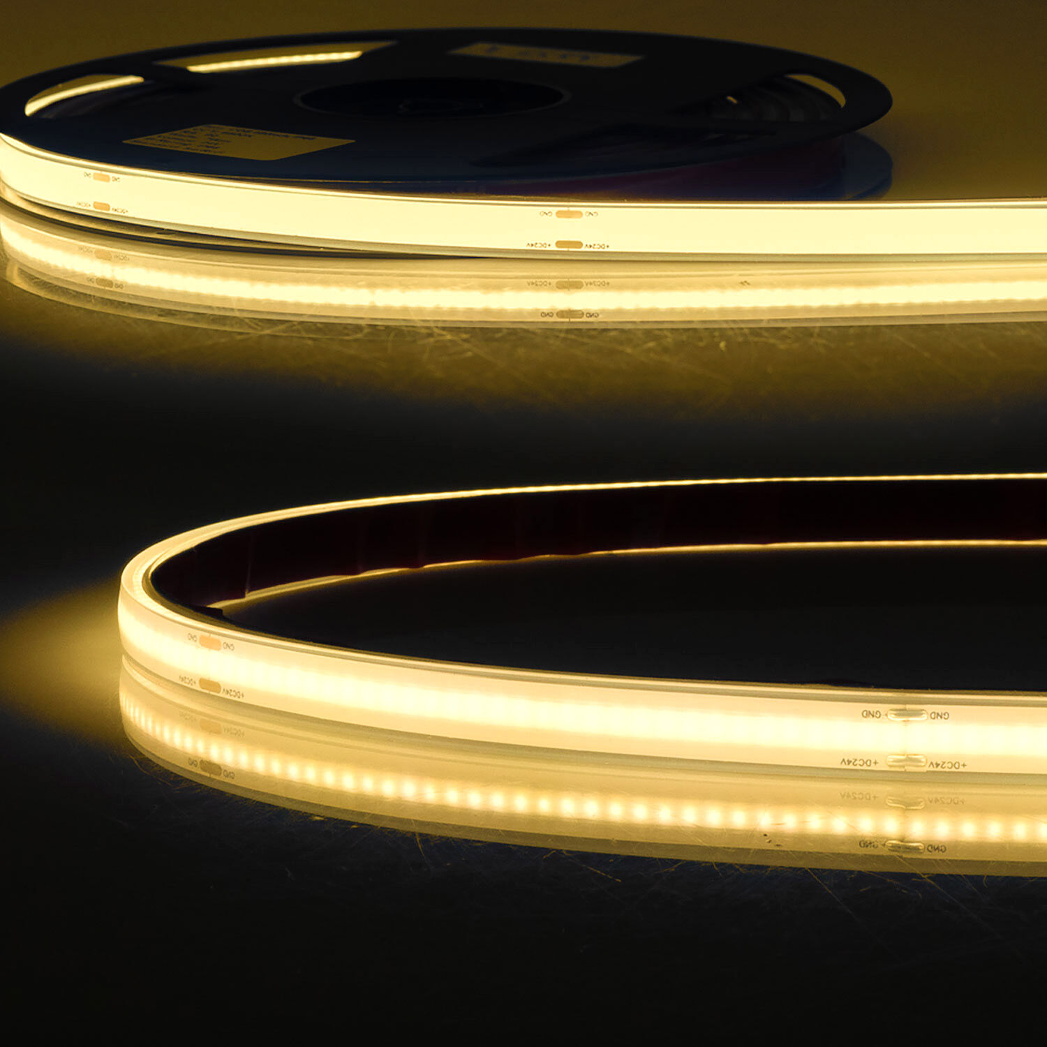 Isoled Led Aqua Cob927 Linear Flexband, 24v, 8w, Ip68, 2700k, 480led/m