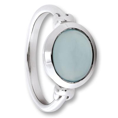 Silberring ONE ELEMENT "Chalcedon Ring aus 925 Silber Chalcedon Ring aus 925 Silber" Gr. 54, silber, Fingerringe, Damen, 54, Silber 925 (Sterlingsilber), Silberring, Sorgfältig verarbeitet – langlebig & angenehm im Alltag