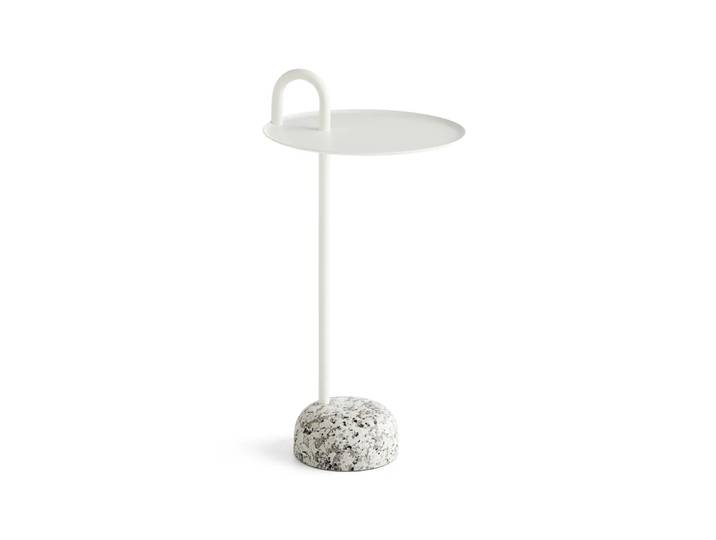 HAY Table d appoint Bowler Cream white-granite'