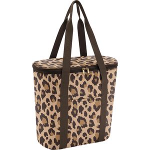 Reisenthel OV6048 Kühltasche Thermoshopper leo macchiato, faltbar, wasserabweisend, mit Schultergurt,15 Liter
