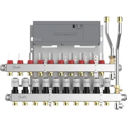 Danfoss Heizkreisverteiler Typ SGCi 10 HK u. Icon2 Hauptregler, TWA-A 230V