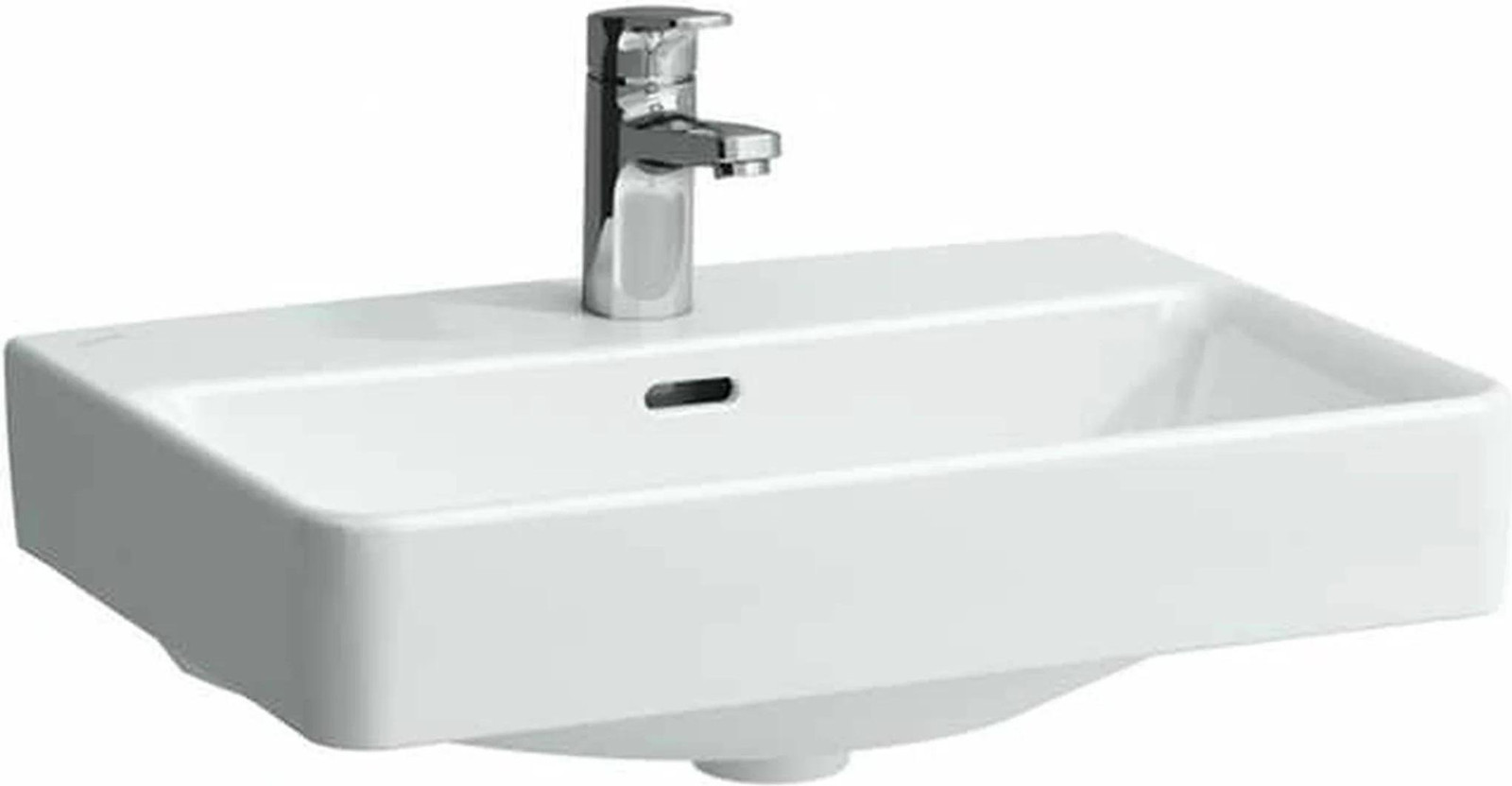 Laufen LF Pro S Compact WT wastafel met overloop, wit, B: 60 cm, D: 38 cm