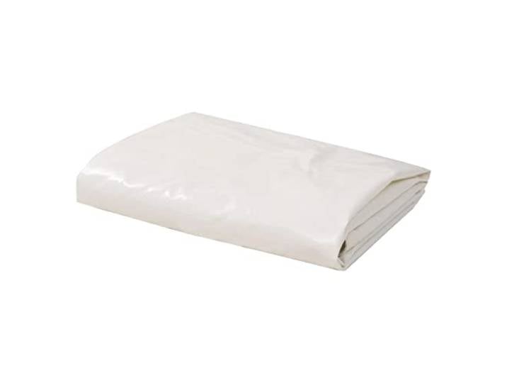 vidaXL Bâche 3x4 m Blanc Drap de Camping Protection Jardin Couverture Remorque