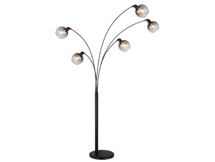 Stehlampe SEYMOUR 208cm 40W schwarz