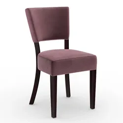 BIG Möbel GmbH Gastrostuhl Lagos – Samt Rosa-Lila
