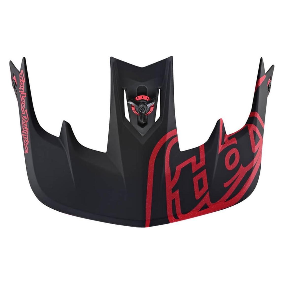 Troy Lee Designs Stage Ersatzvisier - Schwarz/Rot (119000011)