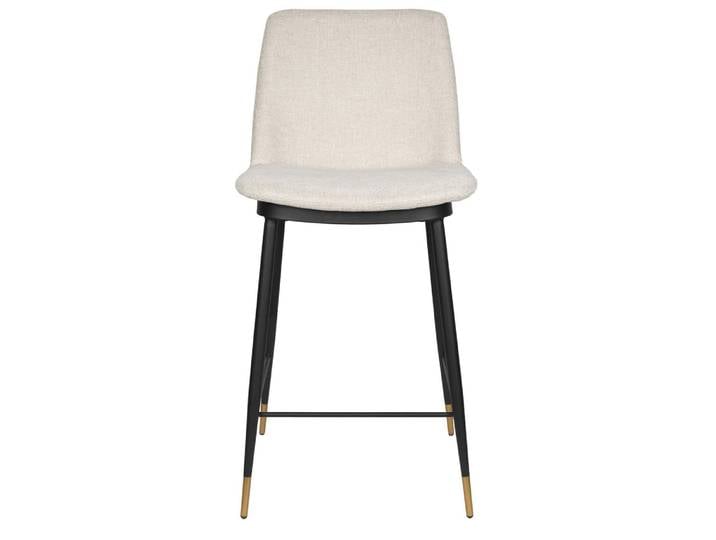 Barhocker Lionel 2er-Set – aus Stoff - Dunkelgrau - Luxusbetten24