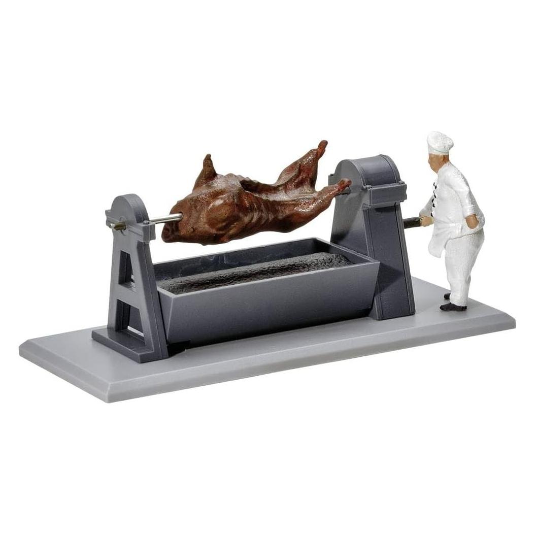 Viessmann H0 Grill mit drehendem Ochsen (1552)