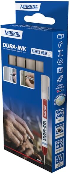 Dura Ink Needle Nose 5 Retail Pack (4) black