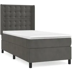 vidaXL, Boxspringbett, Inlenar (Knöpfe) (90 x 190 cm)