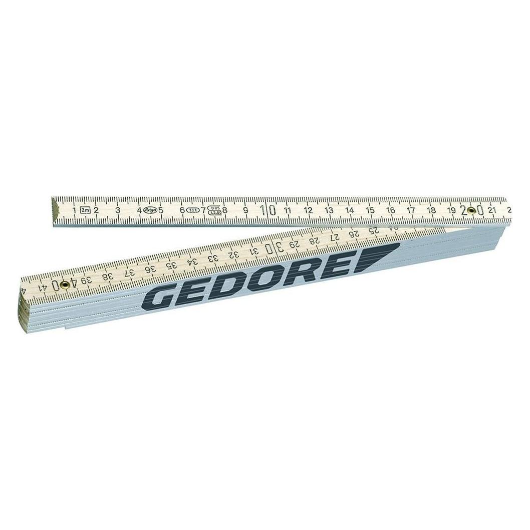 Gedore 4533-2 Holzgliedermassstab 2 m (2 m) (1837087)