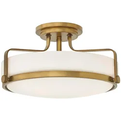 Elstead Lighting, Deckenleuchte, Harper Deckenleuchte E27 3-fach 25cm Medium Heritage Messing (E27)