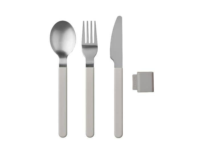 Besteck-Set MEPAL Besteck-Set Silueta , weiß (nordic weiß), Essbesteck-Sets, Besteck-Set