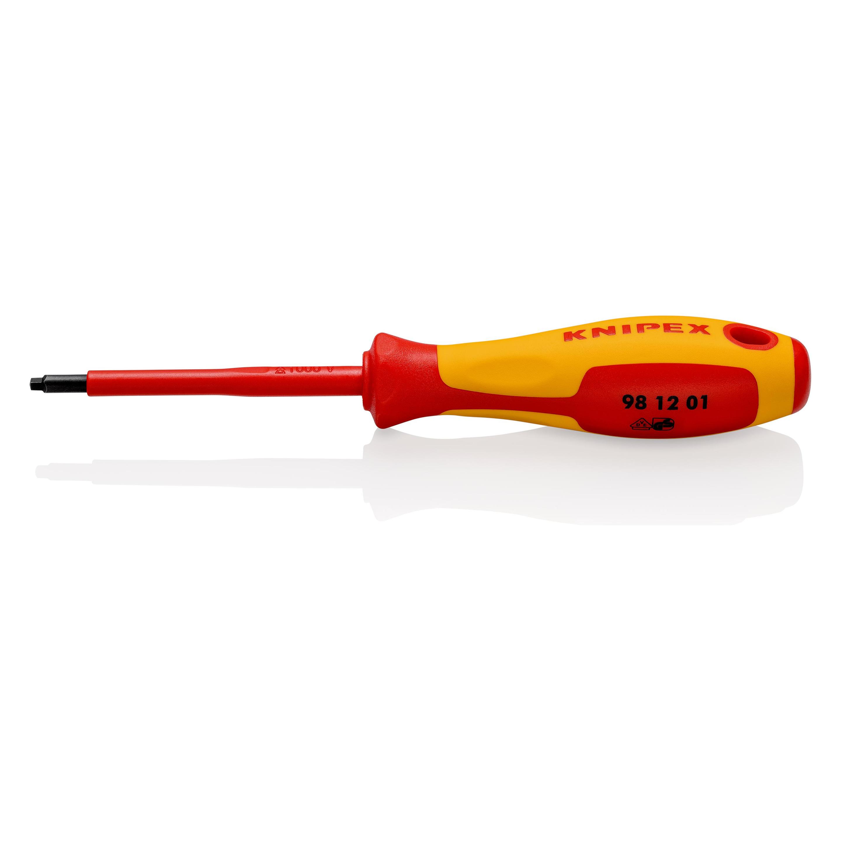 Knipex Schraubendreher für Robertsonschrauben (98 12 01)
