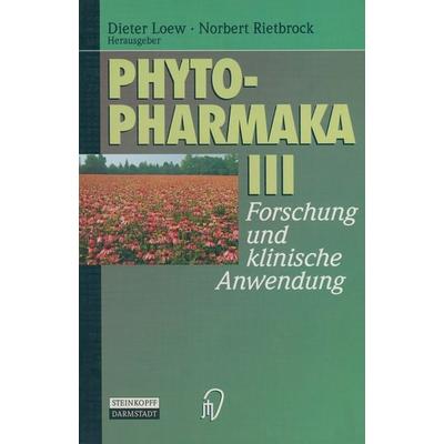 Phytopharmaka III, Taschenbuch von , Steinkopff, 978-3-642-95994-3
