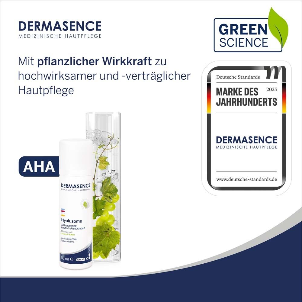 Dermasence Hyalusome aktiv.Fruchtsäure Creme 50 ml