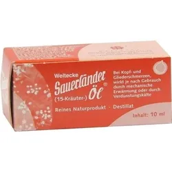 SAUERLÄNDER 15 Kräuter Öl 10 ml