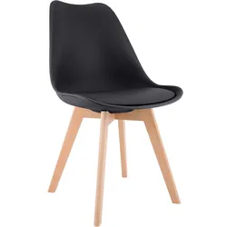 CLP Stuhl Linares   Farbe: schwarz, Material: Kunststoff