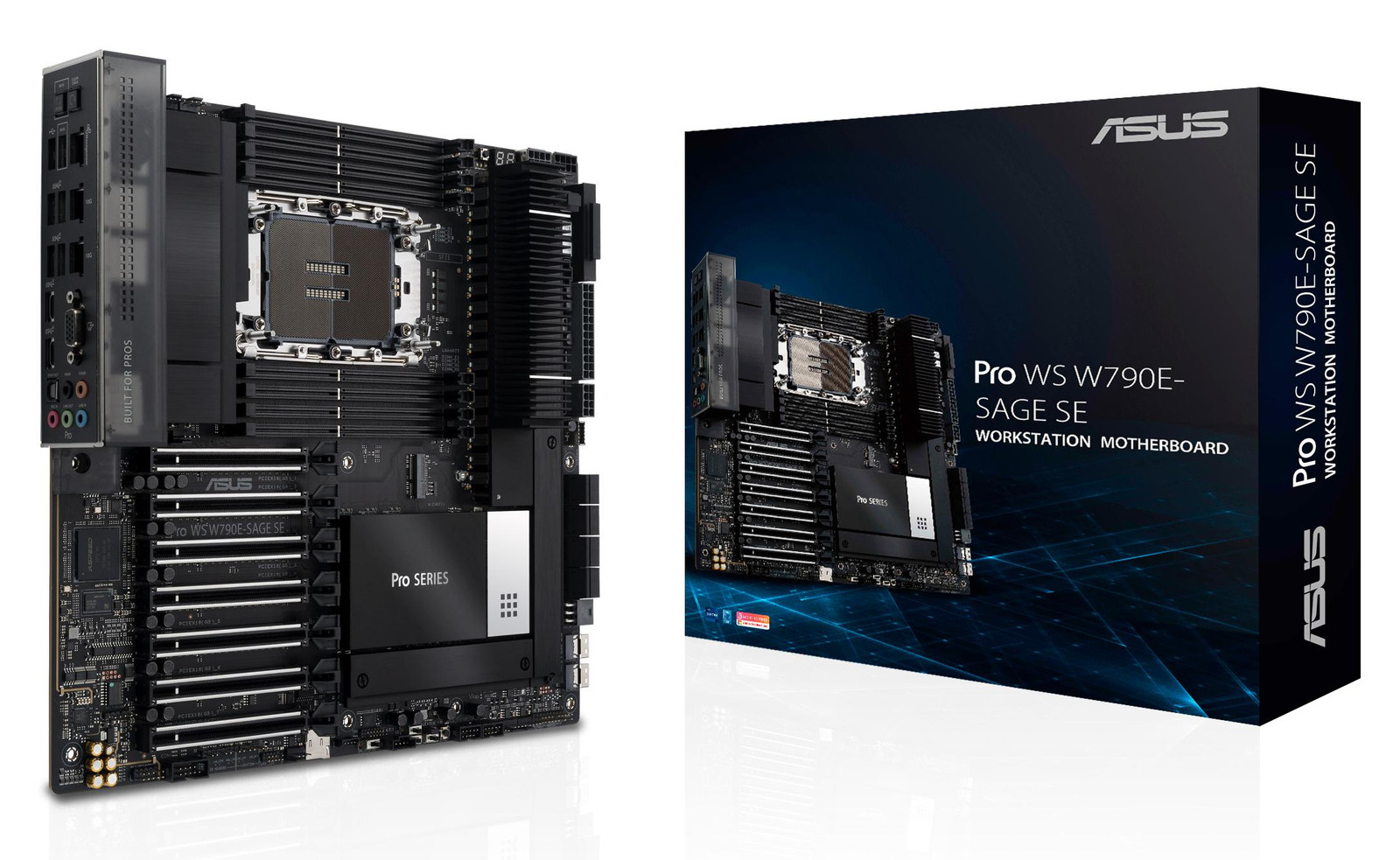 Asus PRO WS W790E-SAGE SE Moederbord LGA4677 W790 PCIe 5.0 BMC