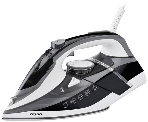 Trisa Profi Steam i6242 Dampfbügeleisen Schwarz, Grau, Weiß 2400W