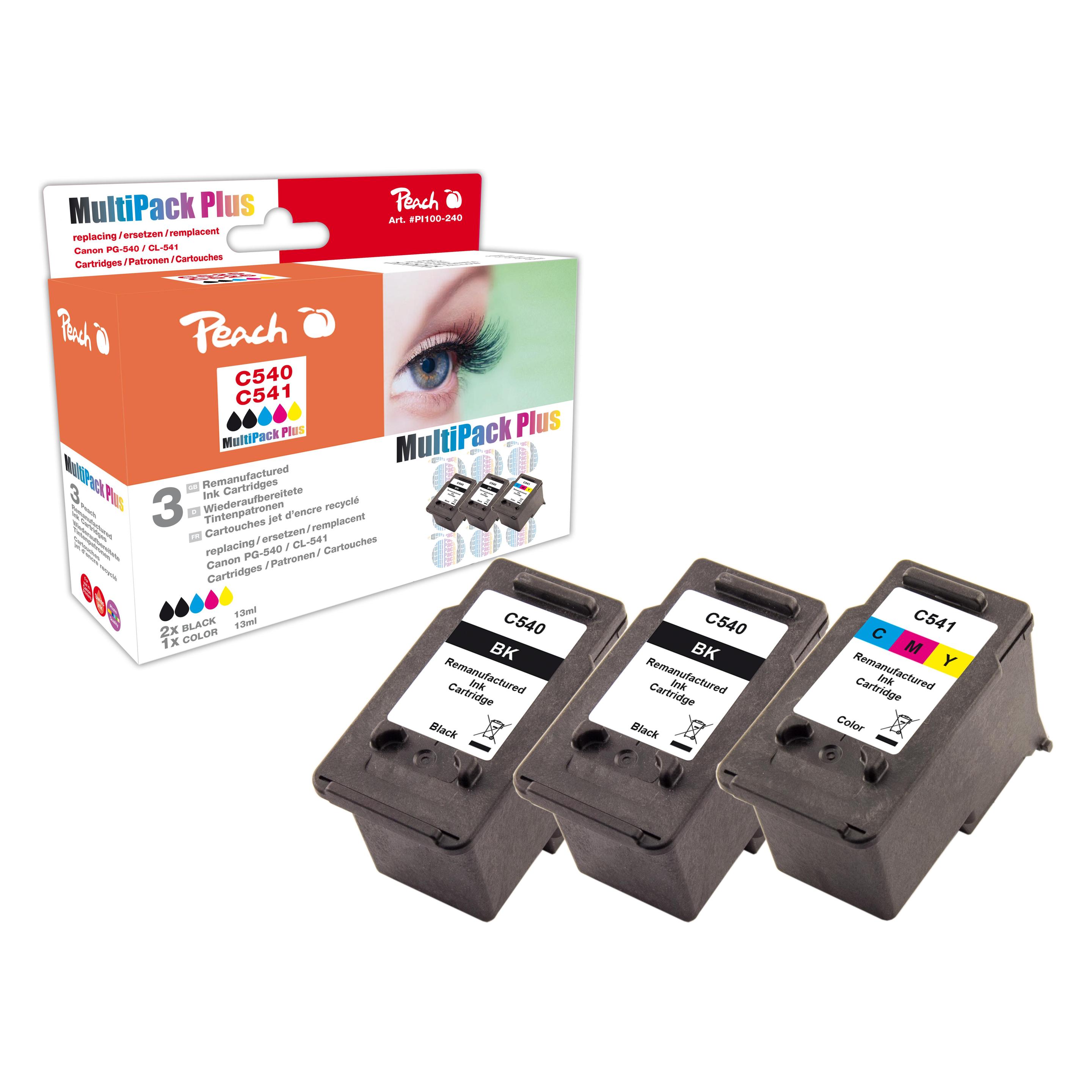 Peach PG-540/CL-541 MPack+ (BK, Color) (319170)