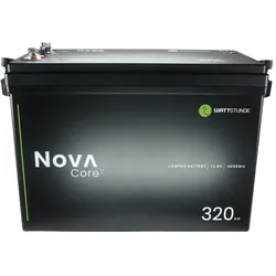 WATTSTUNDE NOVA CORE 2 LiFePO4 Batterie 320Ah 12,8V mit CAN-Bus & Bluetooth