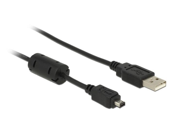 DeLOCK Kabel USB-B mini zu USB-A 1,5m 82208