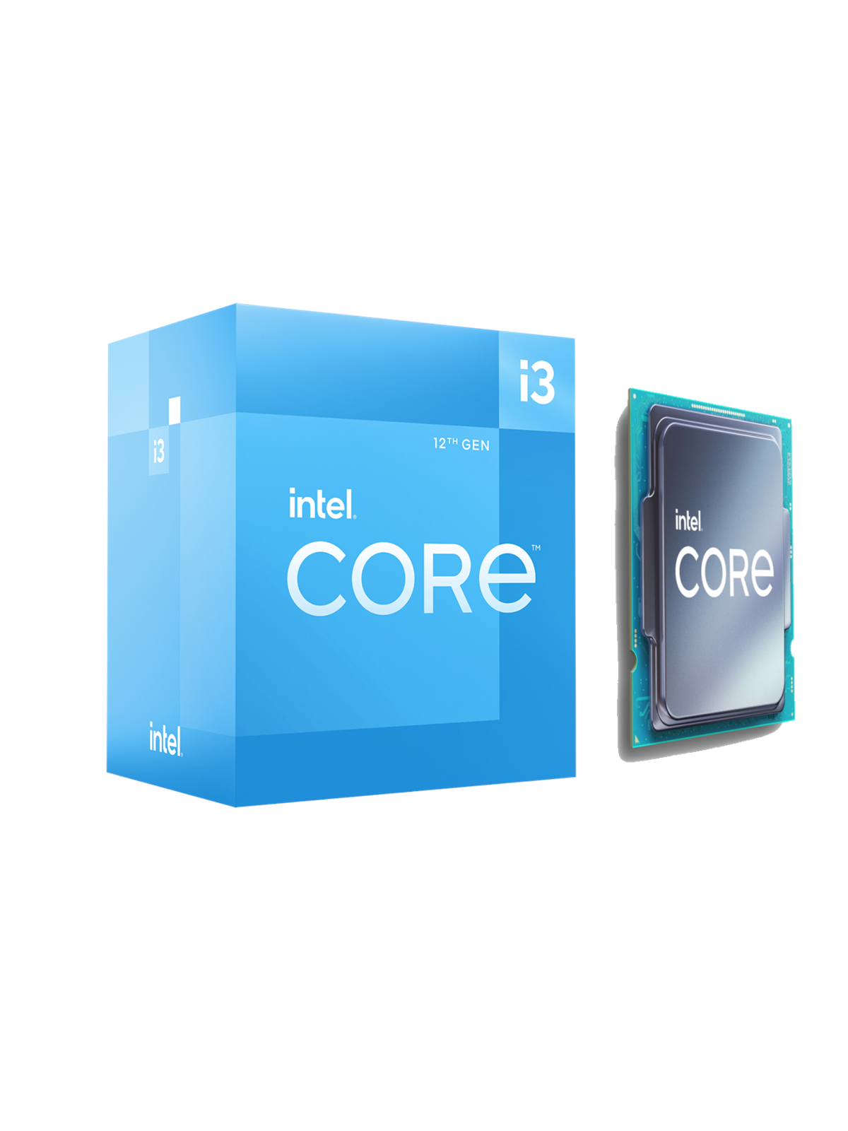 Intel Core i3-12100 Alder Lake CPU - 4 Kerne - 3.3 GHz - Intel LGA1700 - Intel Boxed (mit Kühler)