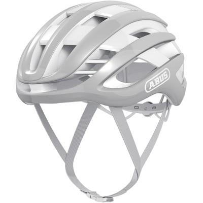 Fahrradhelm ABUS "AIRBREAKER" Gr. M, grau (grau (pure grau)), Helme, M Kopfumfang: 52cm - 58cm