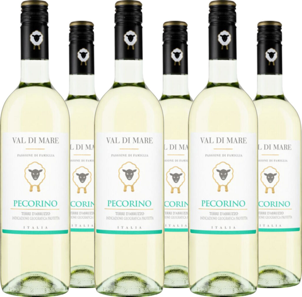 6er Vorteilspaket Pecorino Terre di Chieti IGT Val di  Mare 2025 Spinelli