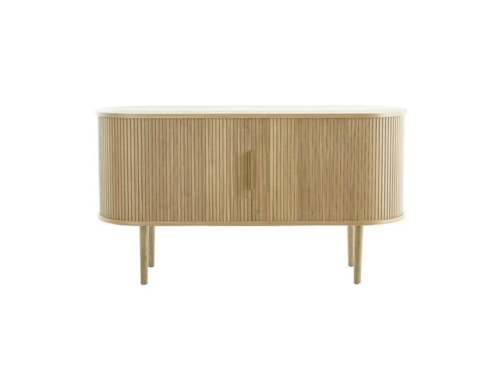Buffet vintage en bois clair chêne 2 portes coulissantes L138 cm EPIC