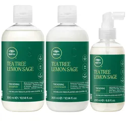 800ml Paul Mitchell Tea Tree Lemon Sage Thickening Set (Shampoo 300ml + Conditioner 300ml + Spray 200ml)