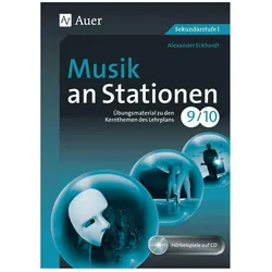 Musik an Stationen 9-10, Schulbücher von Alexander Eckhardt