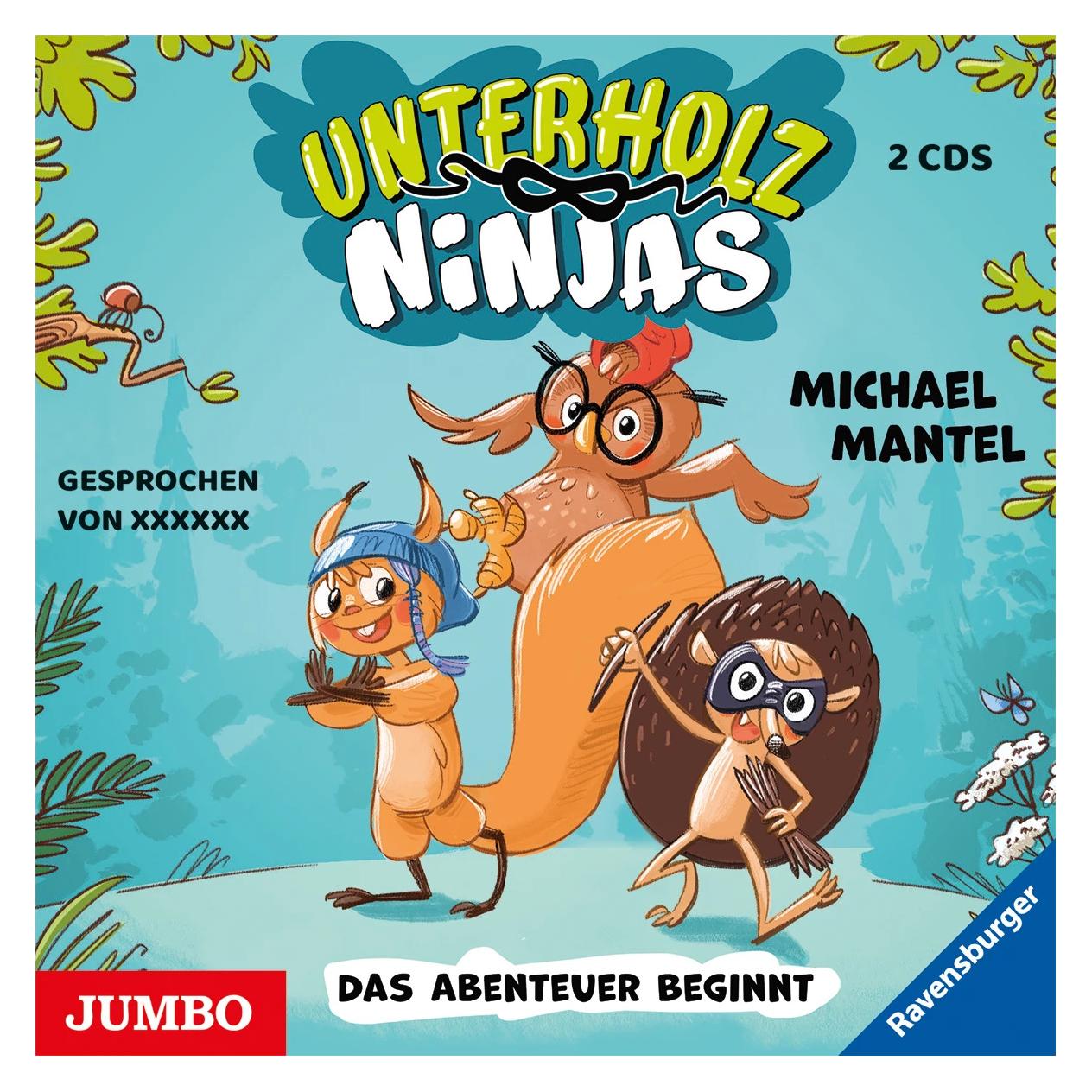 Jumbo Neue Medien Unterholz-Ninjas. Das Abenteuer beginnt (Jonas Minthe, Michael Mantel, Deutsch) (40314038)