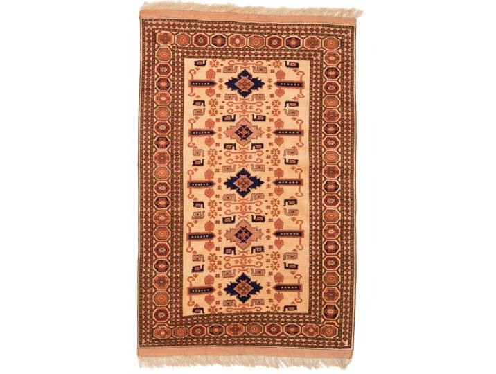 Afghan Mauri Kabul Teppich 117x175 Handgeknüpft Orientteppich Wolle mit Seide