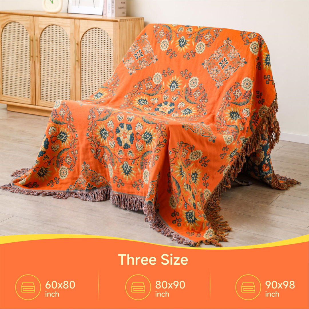 Latitude Vive Cherlene Blanket 250cm W X 230cm L