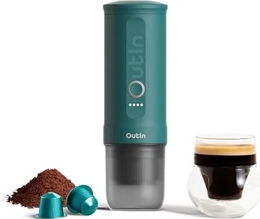 OUTIN Nano 7500mAh Portable Coffee Maker (Turquoise)