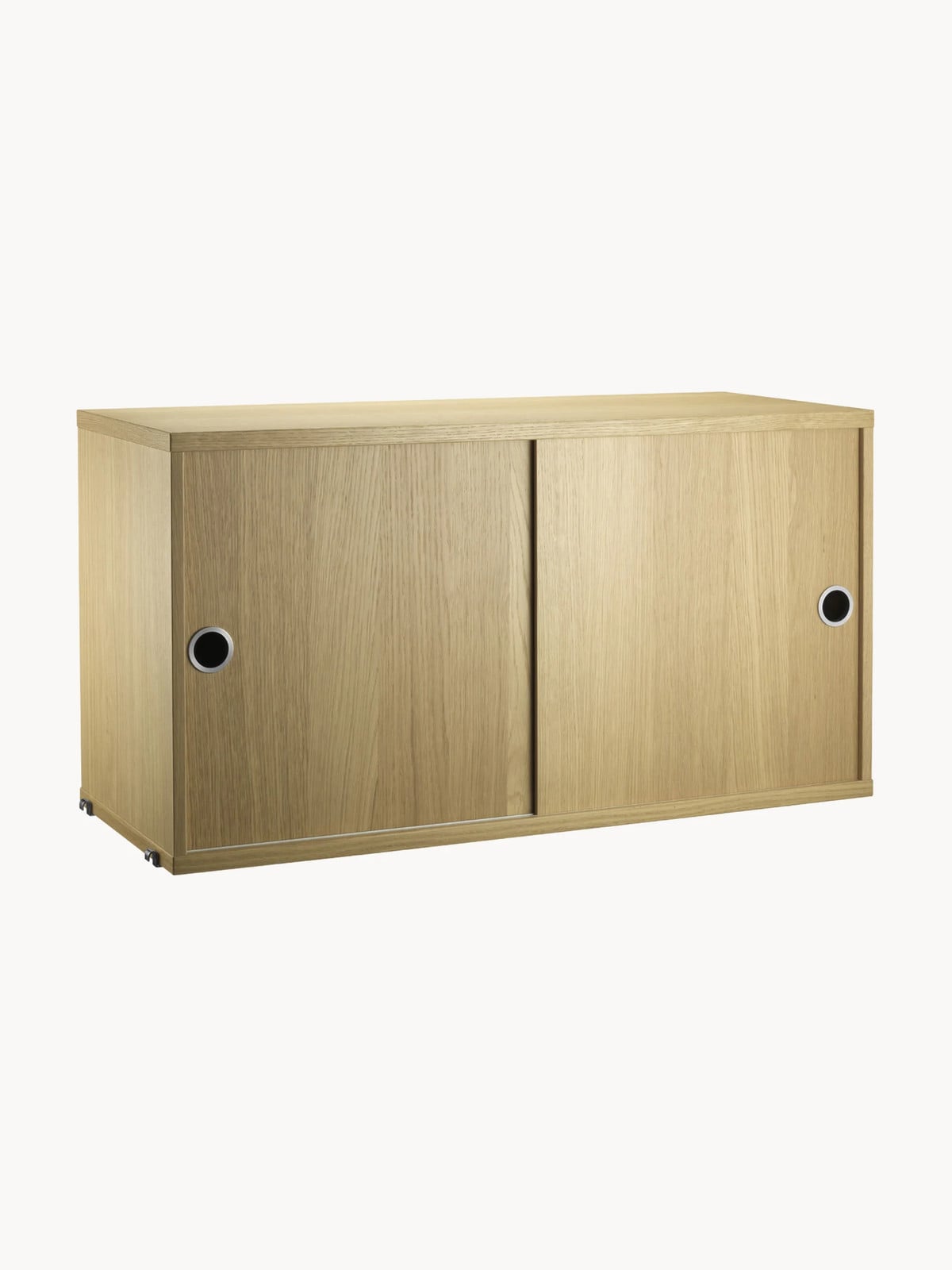 String Furniture Kast String System met schuifdeuren en wandmontage