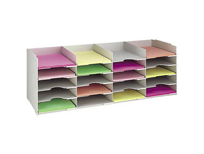 Trieur multicases largeur 90 cm gris