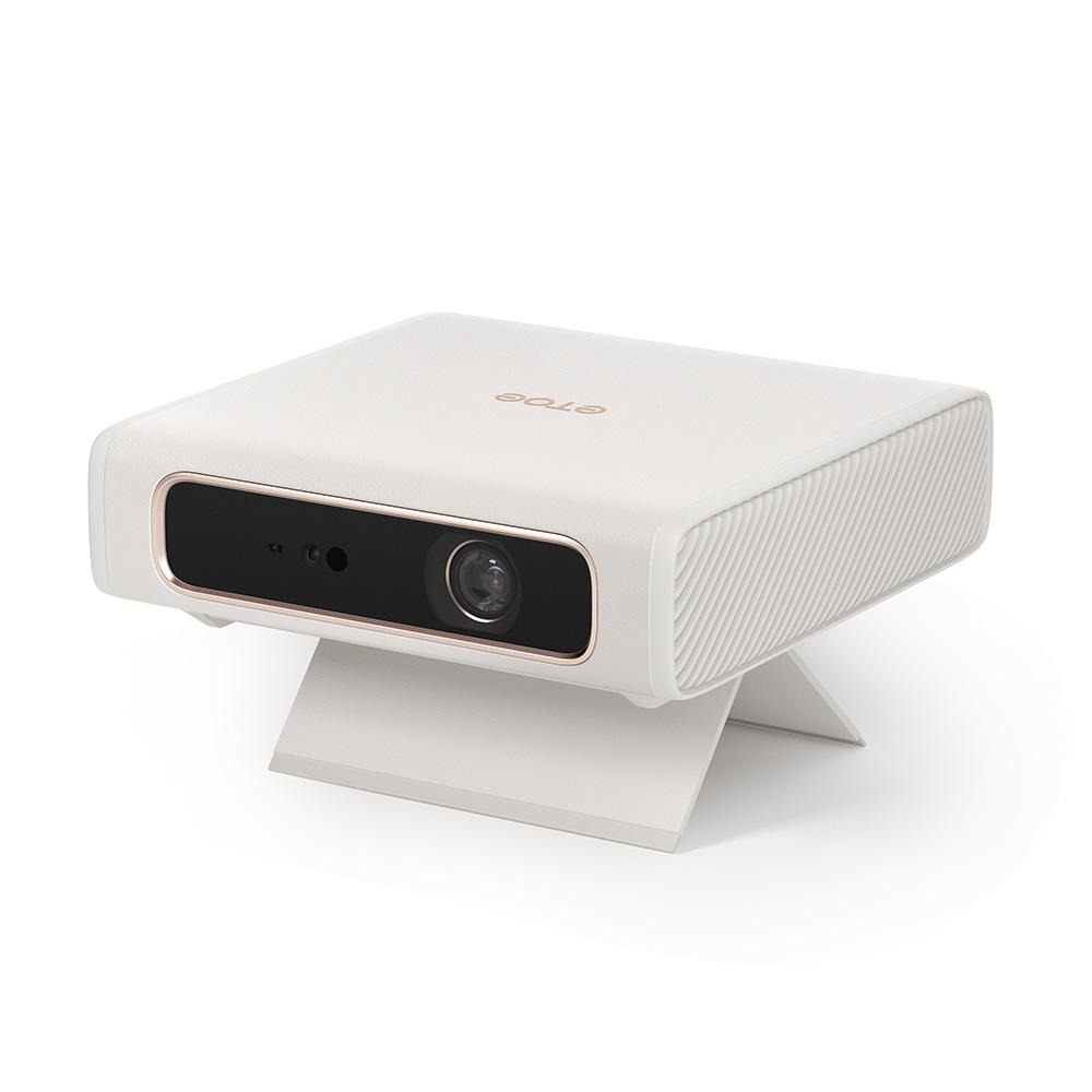 ETOE Dolphin 2 tragbarer RGB-Laser-Projektor mit Google TV, 800 ANSI Lumen, 110% BT.2020, 2h Akku