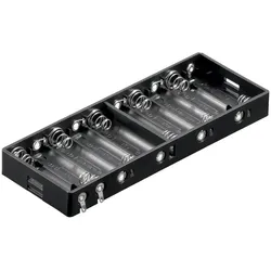 Batteriehalter für 10x Mignon AA mit Lötanschluss
