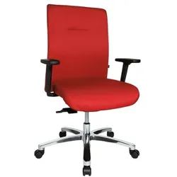 Topstar Schwerlast-Bürostuhl »Big Star 10« mit Armlehnen rot