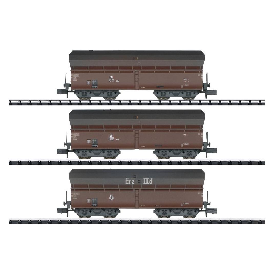 MiniTrix 18269 N 3er-Set Selbstentladewagen Kokstransport Teil 3 der DB (Spur N) (18269)